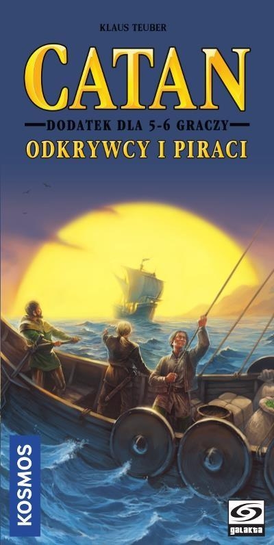 Catan - Odkrywcy i Piraci (Dodatek dla 5-6 graczy). Wiek: 10+