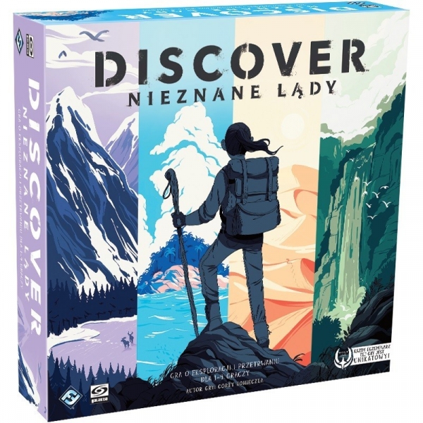 Gra Discover: Nieznane Lądy (PL-DSC01). od 14 lat
