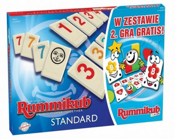 Gra Rummikub 2w1 + Junior (LMD8608)