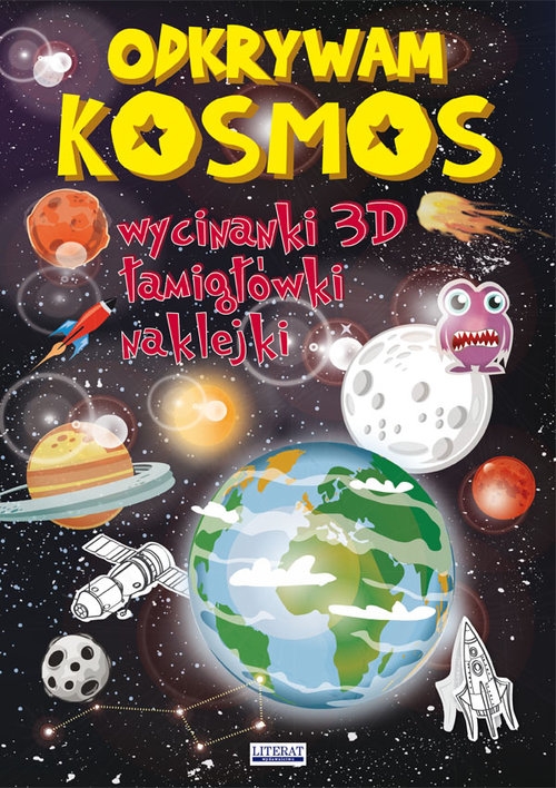 Odkrywam Kosmos. Wycinanki 3D, łamigłówki, naklejki