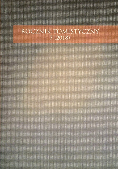 Rocznik Tomistyczny 7 (2018)