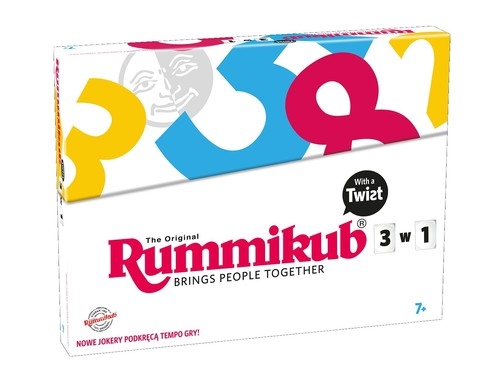 Rummikub 3w1 (8600). Wiek: 7+