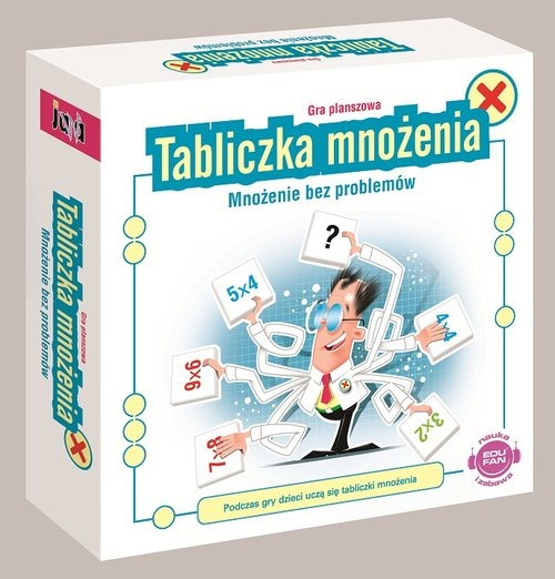 Tabliczka mnożenia Gra planszowa. Wiek: 6+