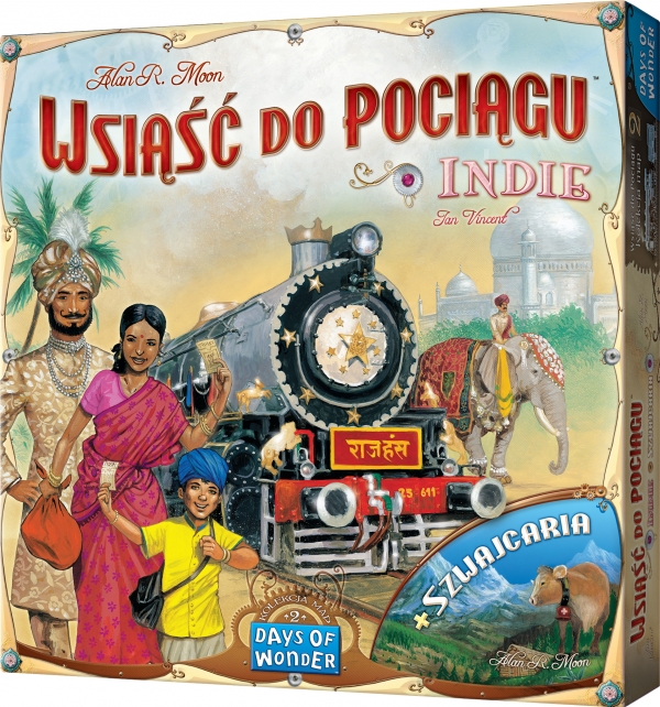 Wsiąść do Pociągu: Indie i Szwajcaria. Wiek: 8+