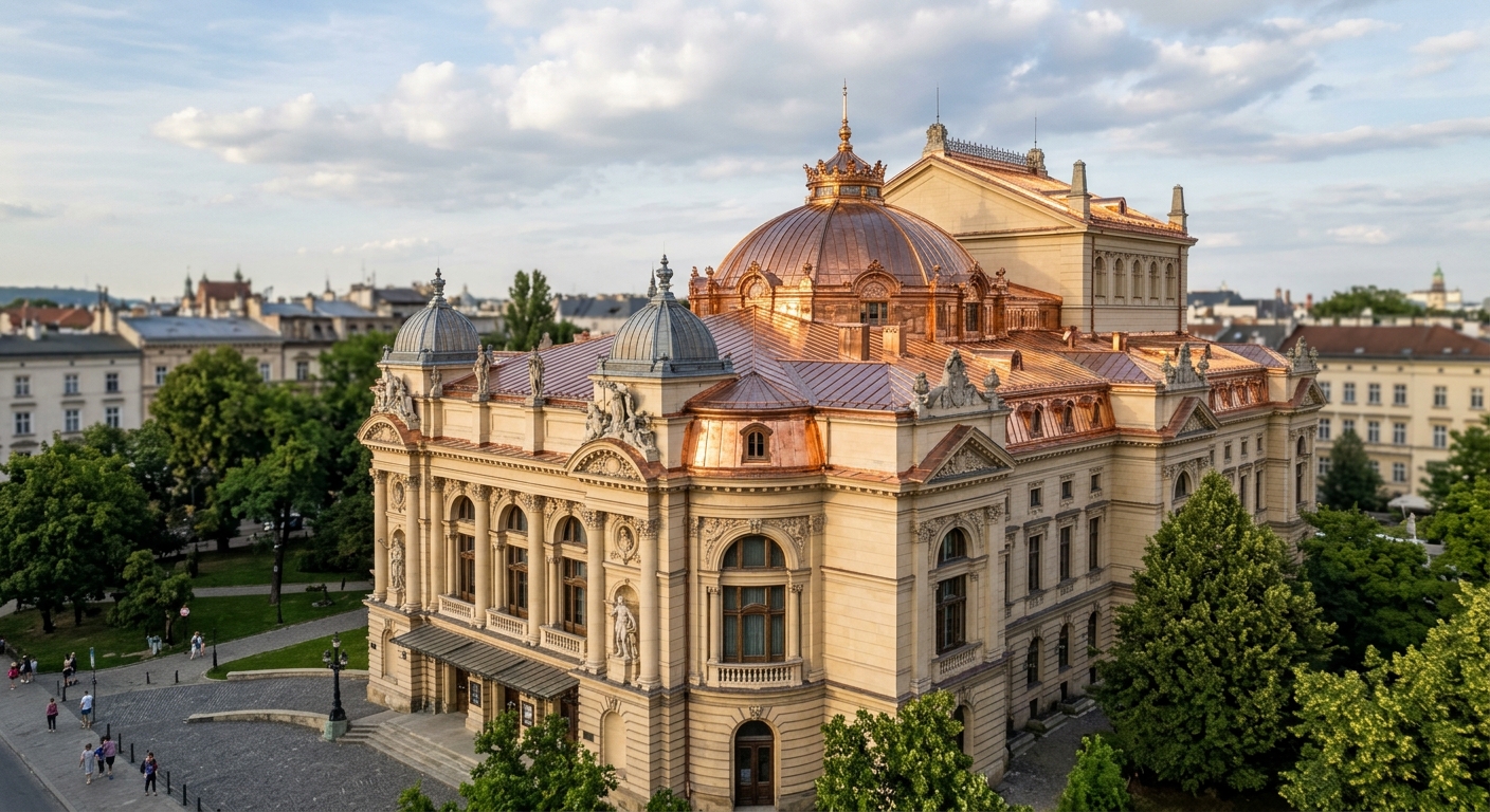 Modernizacja Teatru Słowackiego: dach odzyskał blask